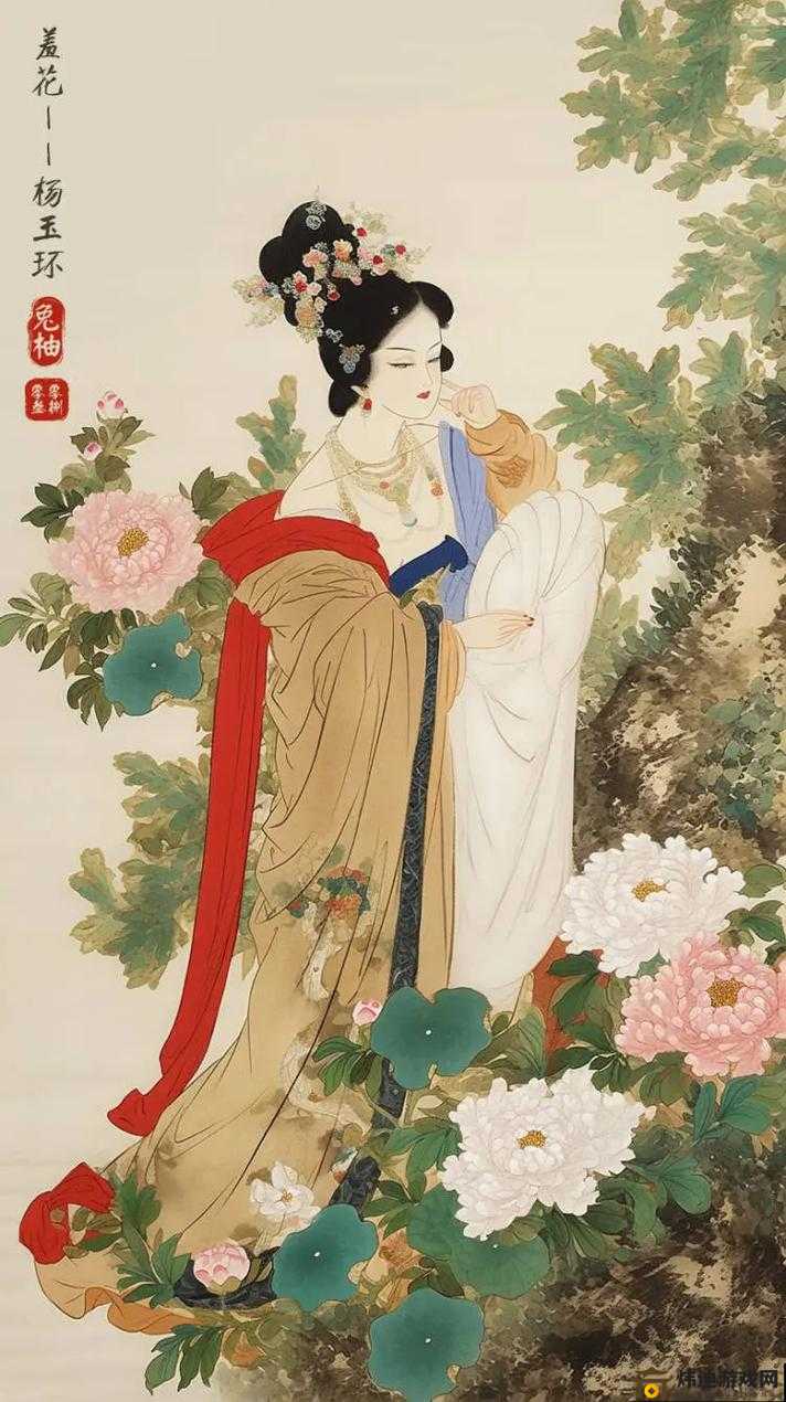 丰裕纵满杨玉环2588高清壁纸：绝美古典仕女画风赏析